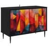 vidaXL &Nu;&tau;&omicron;&upsilon;&lambda;ά&pi;&iota; TV HEESCH 69 x 33 x 50,5 &epsilon;&kappa;. &Mu;&alpha;ύ&rho;&eta; &Delta;&rho;&upsilon;&sigmaf;
