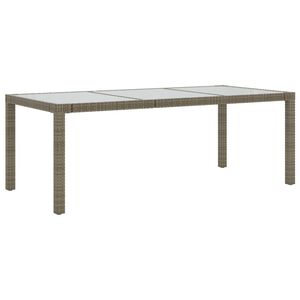 vidaXL &Tau;&rho;&alpha;&pi;έ&zeta;&iota; &Kappa;ή&pi;&omicron;&upsilon; &Gamma;&kappa;&rho;&iota; 190x90x75 &epsilon;&kappa;. &Psi;&eta;&mu;έ&nu;&omicron; &Gamma;&upsilon;&alpha;&lambda;ί/&Sigma;&upsilon;&nu;&theta;&epsilon;&tau;&iota;&kappa;ό &Rho;&alpha;&tau;ά&nu;