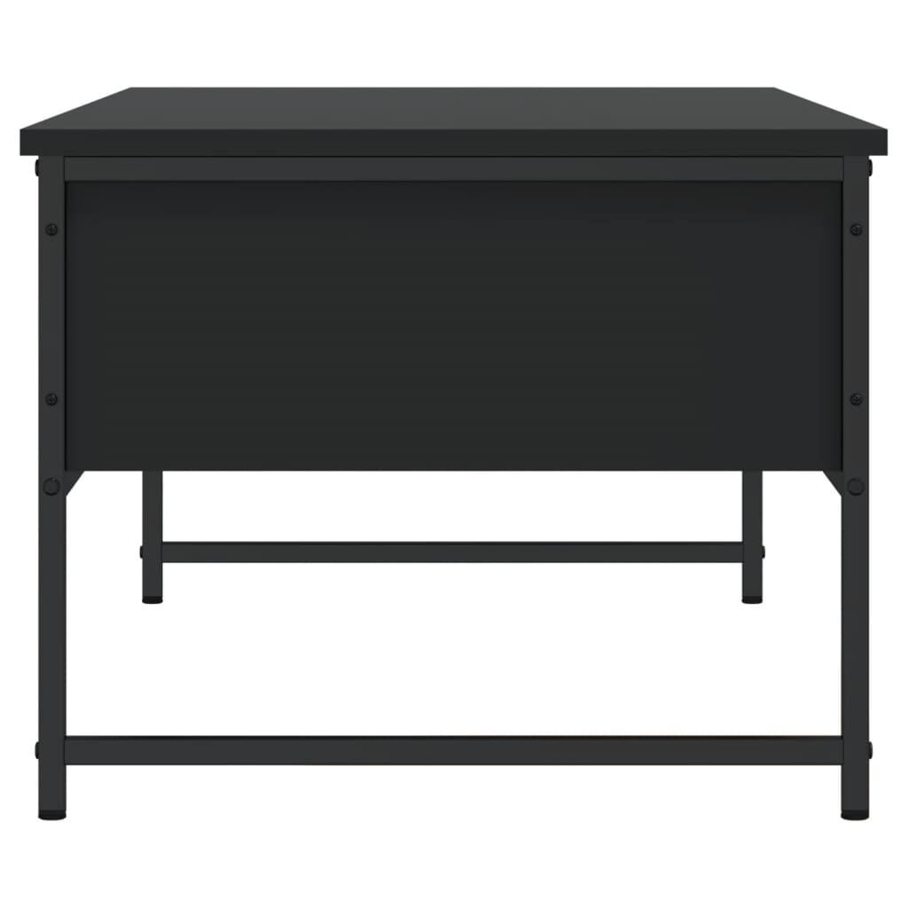 vidaXL Τραπεζάκι Σαλονιού Μαύρο 101 x 49 x 39,5 εκ. από Επεξεργ. Ξύλο