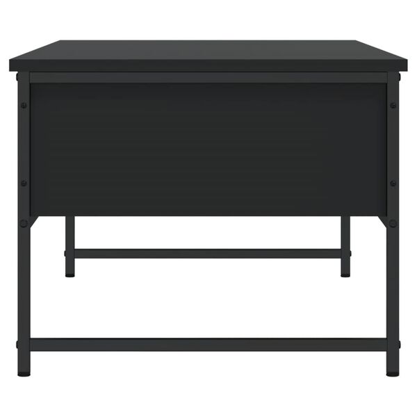vidaXL Τραπεζάκι Σαλονιού Μαύρο 101 x 49 x 39,5 εκ. από Επεξεργ. Ξύλο