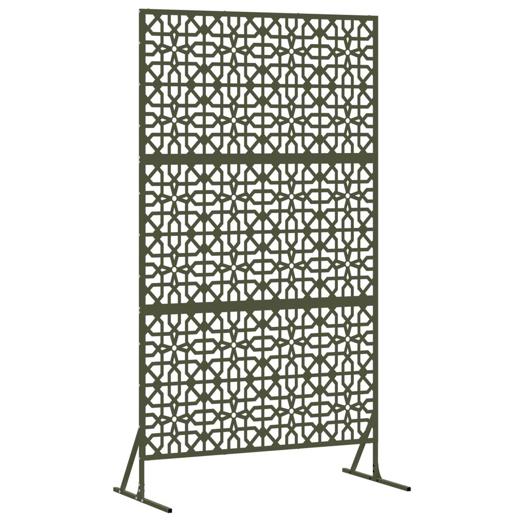 vidaXL Οθόνη Ιδιωτικότητας Ελιά 100x50x180 εκ Χάλυβας.