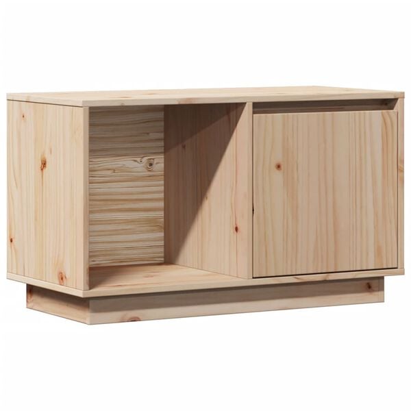 vidaXL Έπιπλο Τηλεόρασης 74 x 35 x 44 εκ. από Μασίφ Ξύλο Πεύκου