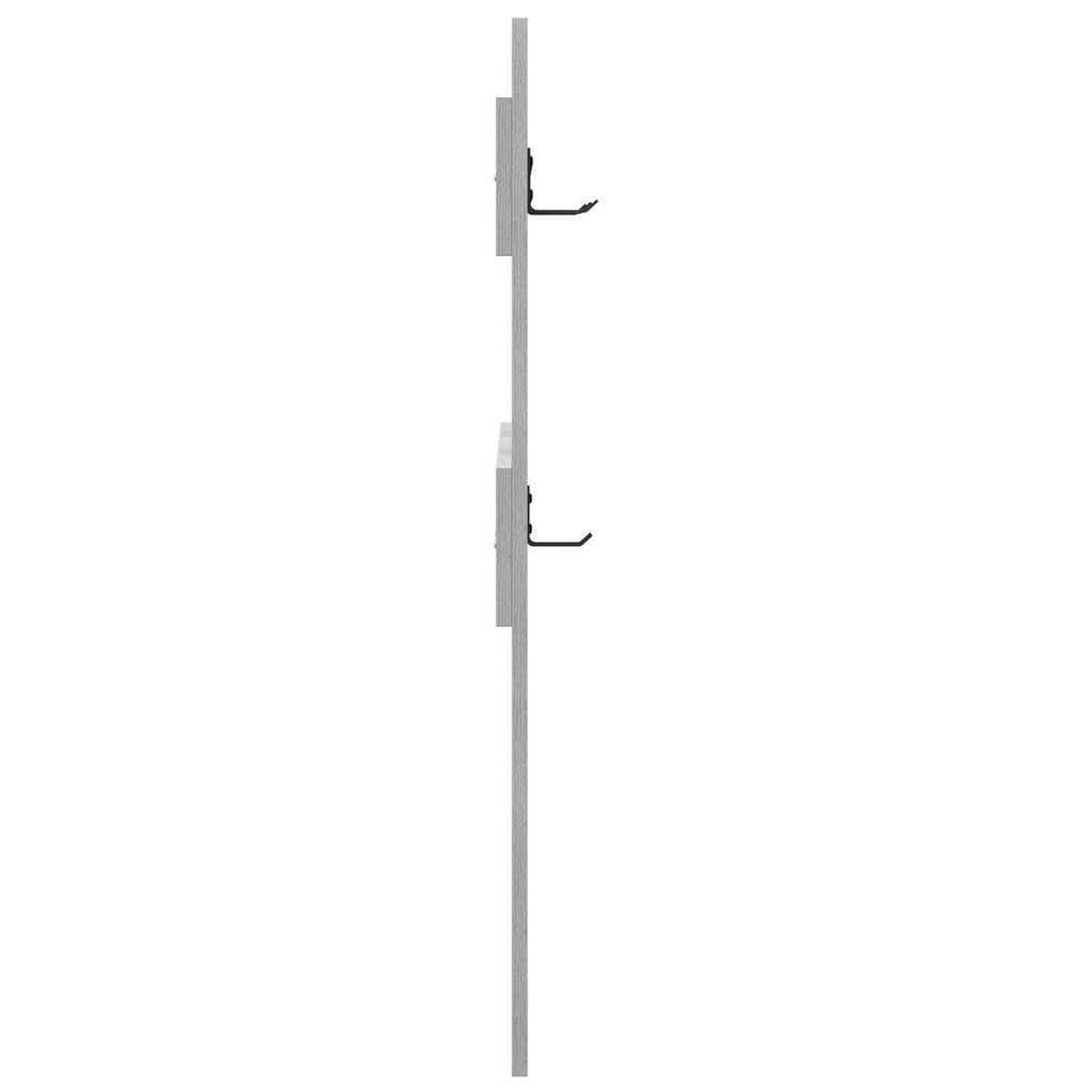 vidaXL Τοίχου Κρεμάστρα με αποθήκευση Γκρι sonoma 65 x 3 x 100 εκ.