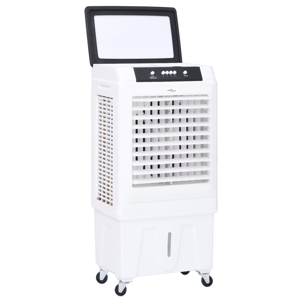 vidaXL Air Cooler Φορητό 3 σε 1 Ασπρόμαυρο 480 x 340 x 980 εκ. 80 W