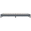 vidaXL Box Spring Κρεβάτι χωρίς στρώμα Σκούρο γκρι 120x220cm Βελούδινο