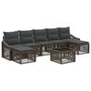 vidaXL &Sigma;&epsilon;&tau; &Kappa;&alpha;&nu;&alpha;&pi;έ &Kappa;ή&pi;&omicron;&upsilon; 8 &tau;&mu;&chi;. &Gamma;&kappa;&rho;&iota; &sigma;&upsilon;&nu;&theta;&epsilon;&tau;&iota;&kappa;ό &rho;&alpha;&tau;ά&nu;