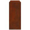 vidaXL &Beta;ά&sigma;&eta; &phi;&upsilon;&tau;ώ&nu; 2 pcs &Sigma;&kappa; rusty 24 x 24 x 55 &epsilon;&kappa;.