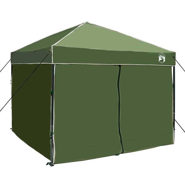 vidaXL Σκηνή Canopy Pop-up Πράσινο 250 x 250 cm ύφασμα