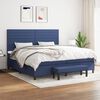 vidaXL &Kappa;&rho;&epsilon;&beta;ά&tau;&iota; Boxspring &mu;&epsilon; &Sigma;&tau;&rho;ώ&mu;&alpha; &Mu;&pi;&lambda;&epsilon; 200x200 &epsilon;&kappa;. &Upsilon;&phi;&alpha;&sigma;&mu;ά&tau;&iota;&nu;&omicron;