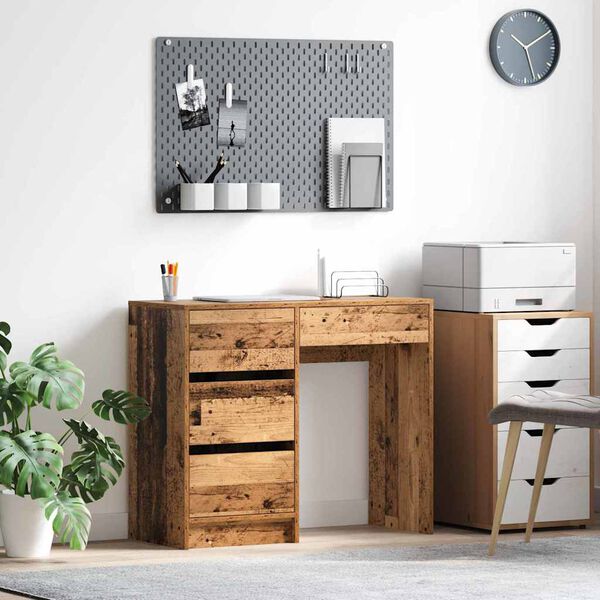 vidaXL Γραφείο Παλαιό ξύλο 90 x 37.5 x 75 εκ Επεξεργασμένο ξύλο