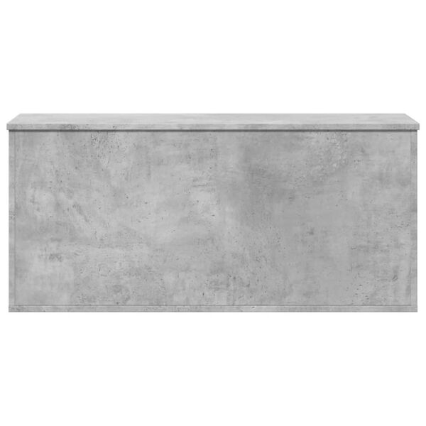 vidaXL Κουτί Αποθήκευσης Γκρι Σκυροδέματος 100x42x46 εκ. Επεξεργ. Ξύλο