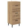 vidaXL Highboard Artisan Oak 34,5 x 34 x 180 &epsilon;&kappa;. &Epsilon;&pi;&epsilon;&xi;&epsilon;&rho;&gamma;&alpha;&sigma;&mu;έ&nu;&omicron; &xi;ύ&lambda;&omicron;