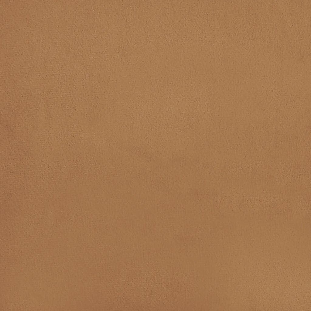vidaXL Υποπόδιο Taupe 60x60x35 εκ. από Ύφασμα Μικροϊνών