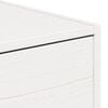 vidaXL Κομοδίνο με συρτάρι Λευκό 50 x 32.5 x 24 εκ Μασίφ ξύλο πεύκου