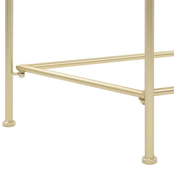 vidaXL Βοηθητικό Τραπέζι Vintage Στιλ Χρυσό 87 x 34 x 73 εκ. Μεταλλικό