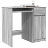 vidaXL Γραφείο Γκρι Sonoma 86x49x76 εκ. από Επεξεργασμένο Ξύλο