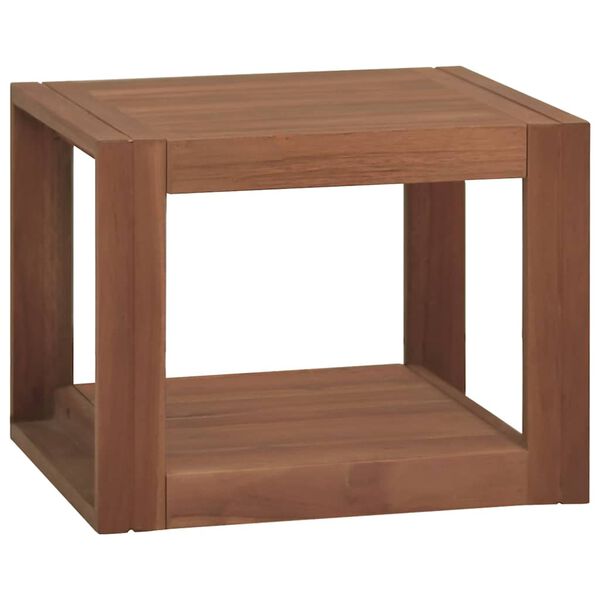 vidaXL Έπιπλο Μπάνιου Επιτοίχιο 45 x 45 x 35 εκ. από Μασίφ Ξύλο Teak
