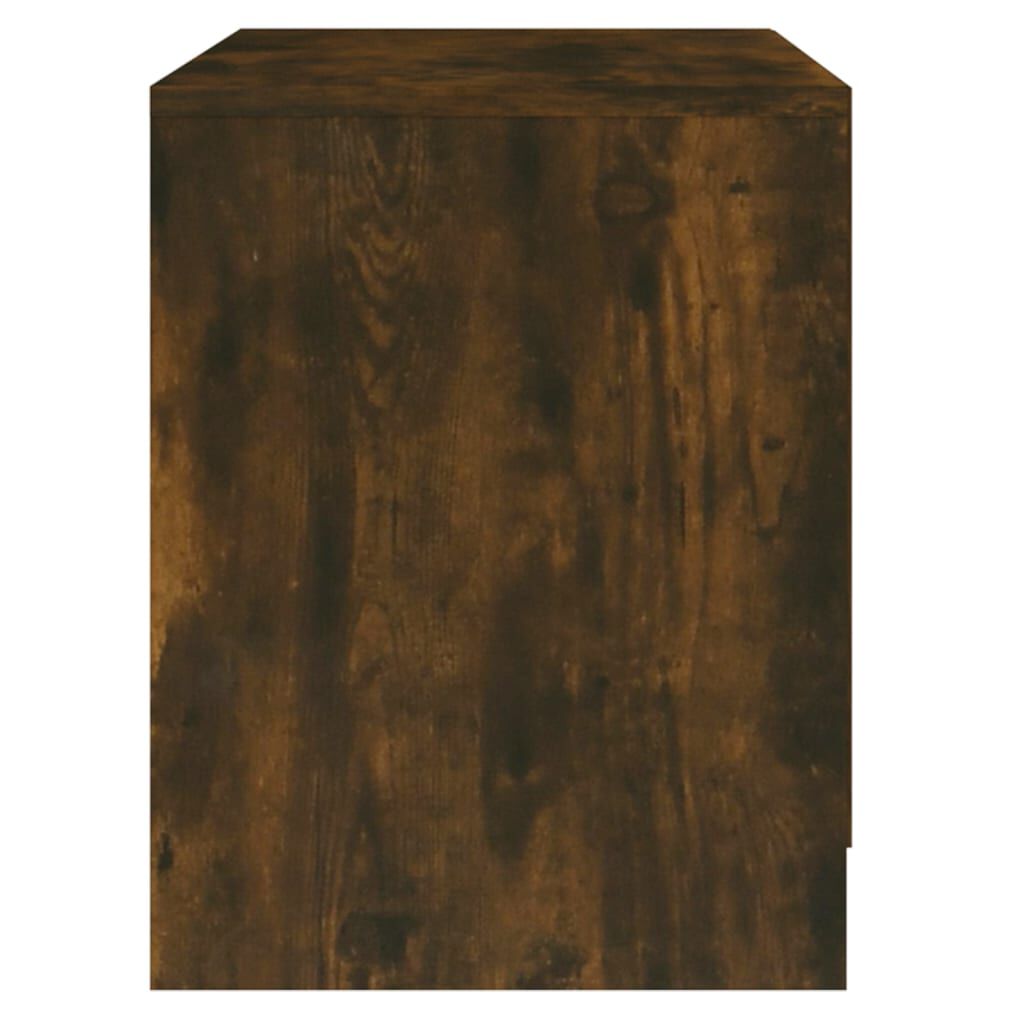 vidaXL Κομοδίνα 2 τεμ. Καπνιστή Δρυς 45x34,5x44,5 εκ. από Επεξ. Ξύλο