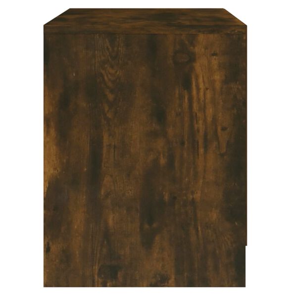 vidaXL Κομοδίνα 2 τεμ. Καπνιστή Δρυς 45x34,5x44,5 εκ. από Επεξ. Ξύλο