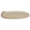 vidaXL Κάλυμμα Λεκάνης με Soft Close &amp; Quick Release Οβάλ Μπεζ