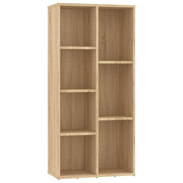 vidaXL Βιβλιοθήκη Χρώμα Sonoma Δρυς 50x25x106 εκ. από Επεξ. Ξύλο