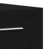 vidaXL Ντουλάπι Νιπτήρα Μπάνιου Μαύρο Δρυς 60x33x60 εκ. Επεξ. Ξύλο