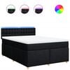 vidaXL &Kappa;&rho;&epsilon;&beta;ά&tau;&iota; Boxspring &mu;&epsilon; &Sigma;&tau;&rho;ώ&mu;&alpha; &Mu;&alpha;ύ&rho;&omicron; 140x200 &epsilon;&kappa;. &Upsilon;&phi;&alpha;&sigma;&mu;ά&tau;&iota;&nu;&omicron;