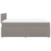 vidaXL &Kappa;&rho;&epsilon;&beta;ά&tau;&iota; Boxspring &mu;&epsilon; &Sigma;&tau;&rho;ώ&mu;&alpha; Taupe 120x200 &epsilon;&kappa;. &Upsilon;&phi;&alpha;&sigma;&mu;ά&tau;&iota;&nu;&omicron;