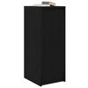 vidaXL Sideboard Μαύρη βελανιδιά 29,5x34x76 cm Κατασκευασμένο ξύλο