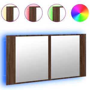 vidaXL &Nu;&tau;&omicron;&upsilon;&lambda;ά&pi;&iota; &Mu;&pi;ά&nu;&iota;&omicron;&upsilon; &Kappa;&alpha;&theta;&rho;έ&phi;&tau;&eta; & LED &Kappa;&alpha;&phi;έ &Delta;&rho;&upsilon;&sigmaf; 90x12x45&epsilon;&kappa; &Alpha;&kappa;&rho;&upsilon;&lambda;&iota;&kappa;ό