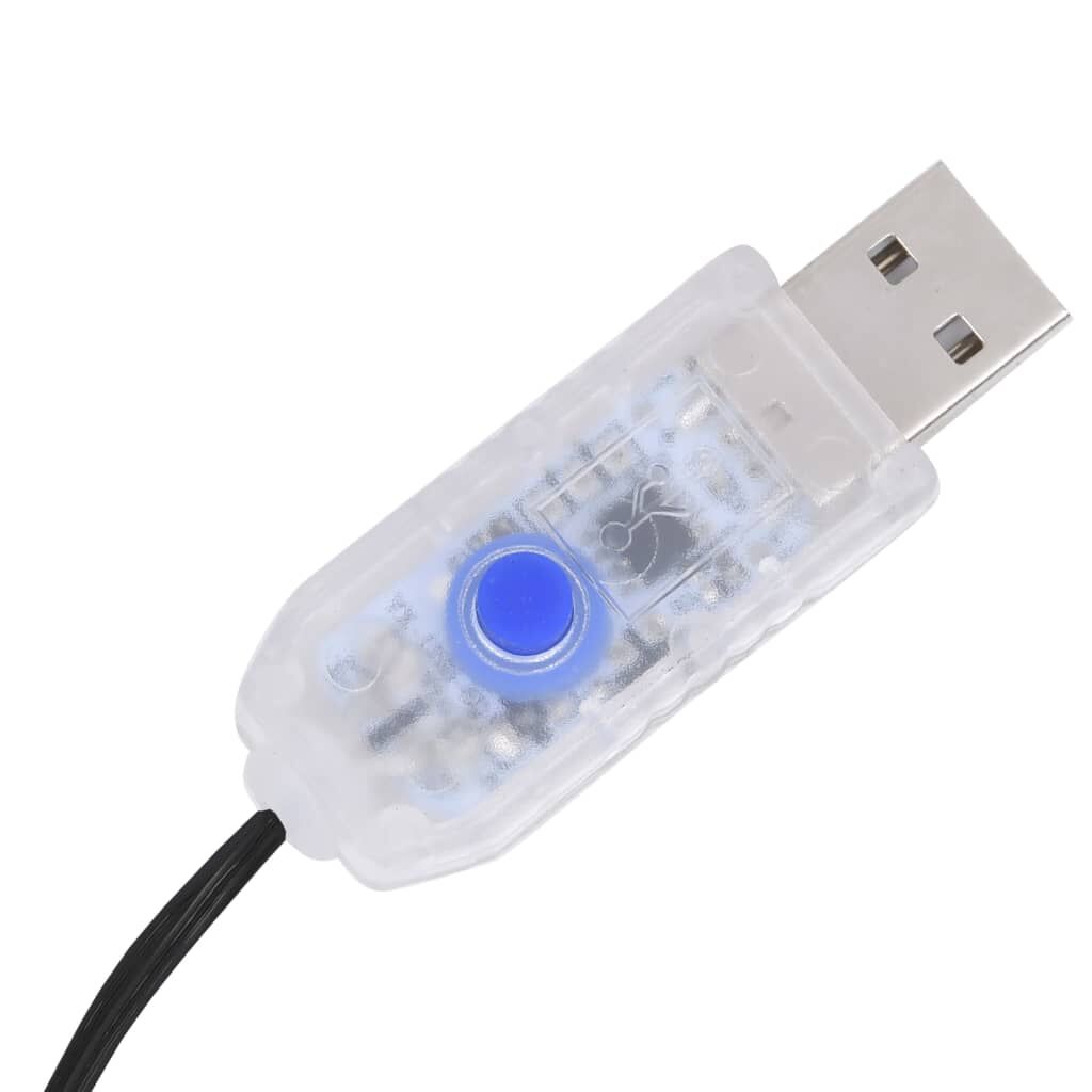 vidaXL Δέντρο Κερασιά με 200 LED Θερμό Λευκό 180 εκ.