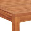 vidaXL Σετ Τραπεζαρίας Κήπου 4 Τεμαχίων από Μασίφ Ξύλο Teak