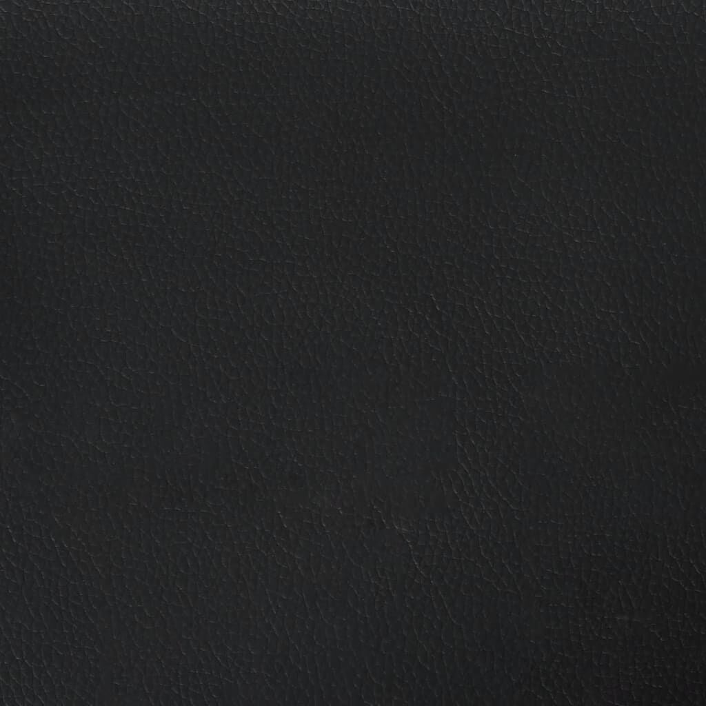 vidaXL Στρώμα με Pocket Springs Μαύρο 120x190x20 εκ. Συνθετικό Δέρμα