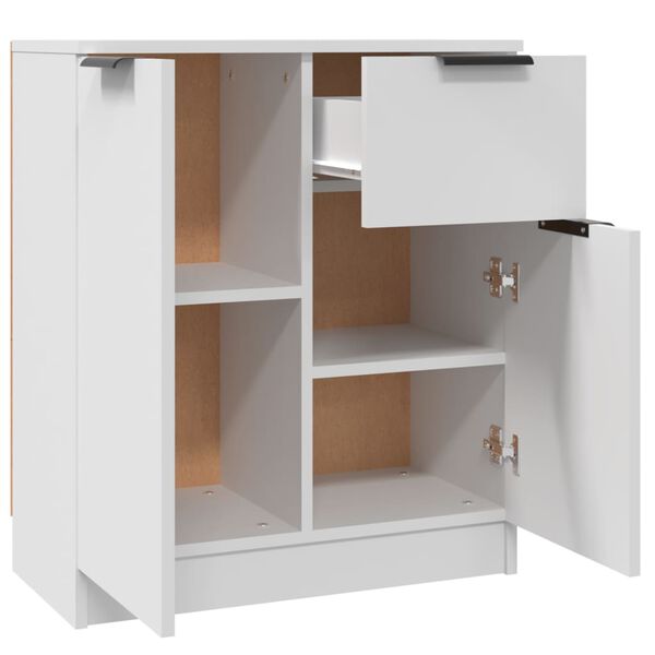 vidaXL Ντουλάπια 2 τεμ. άσπρο 60x30x70 εκ. Επεξεργασμένο Ξύλο