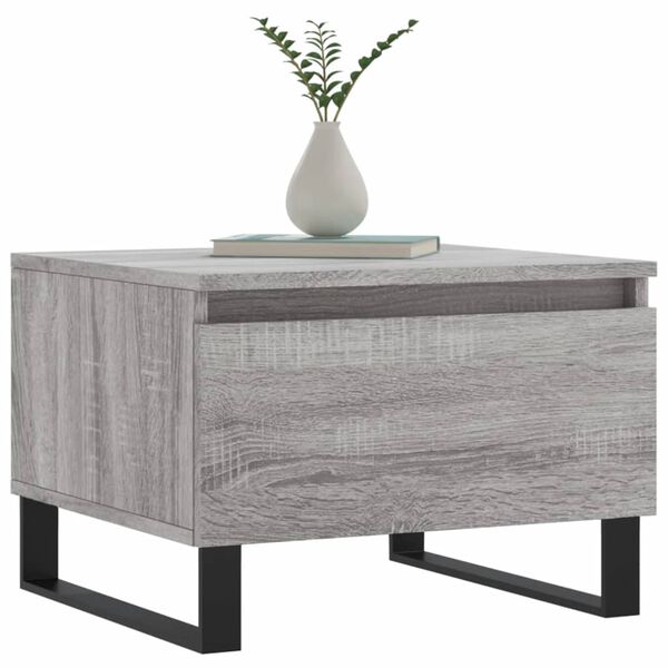 vidaXL Τραπεζάκια Σαλονιού 2 τεμ. Γκρι Sonoma 50x46x35 εκ. Επεξ. Ξύλο