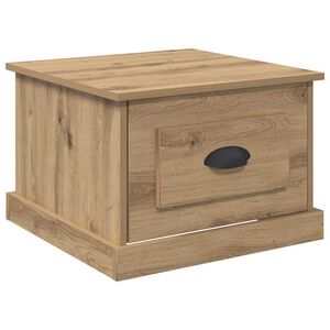 vidaXL &Tau;&rho;&alpha;&pi;&epsilon;&zeta;ά&kappa;&iota; &sigma;&alpha;&lambda;&omicron;&nu;&iota;&omicron;ύ &mu;&epsilon; &sigma;&upsilon;&rho;&tau;ά&rho;&iota; Artisan Oak 50 x 50 x 35 cm