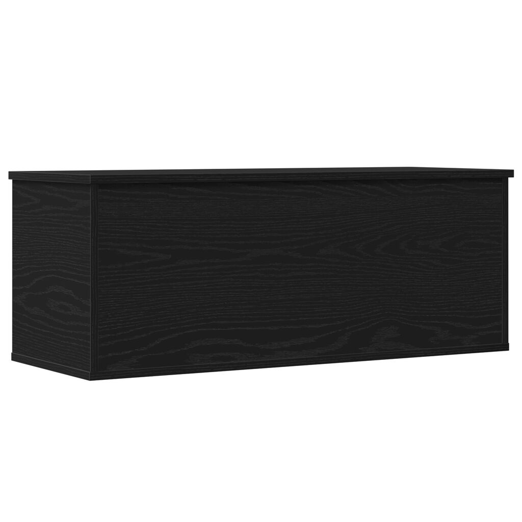 vidaXL Κουτί αποθήκευσης Μαύρη δρυς 90 x 35 x 35 cm Επεξεργασμένο ξύλο