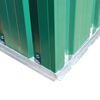 vidaXL Αποθήκη Κήπου Πράσινη 204 x 132 x 186 εκ. Μεταλλική