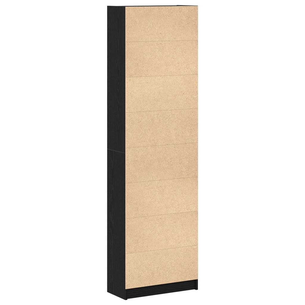 vidaXL Ντουλάπα Μαύρης Βελανιδιάς 55x25x189 cm Επεξεργασμένου Ξύλου