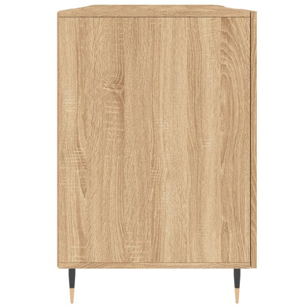 vidaXL Γραφείο Sonoma Δρυς 140 x 50 x 75 εκ. από Επεξεργασμένο Ξύλο