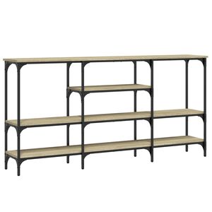 vidaXL Τραπέζι Κονσόλα Sonoma Δρυς 160x29x80 εκ. Επεξεργασμένο Ξύλο