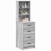 vidaXL Highboard &Gamma;&kappa;&rho;&iota; sonoma 40 x 41 x 135 &epsilon;&kappa;. &Epsilon;&pi;&epsilon;&xi;&epsilon;&rho;&gamma;&alpha;&sigma;&mu;έ&nu;&omicron; &xi;ύ&lambda;&omicron;
