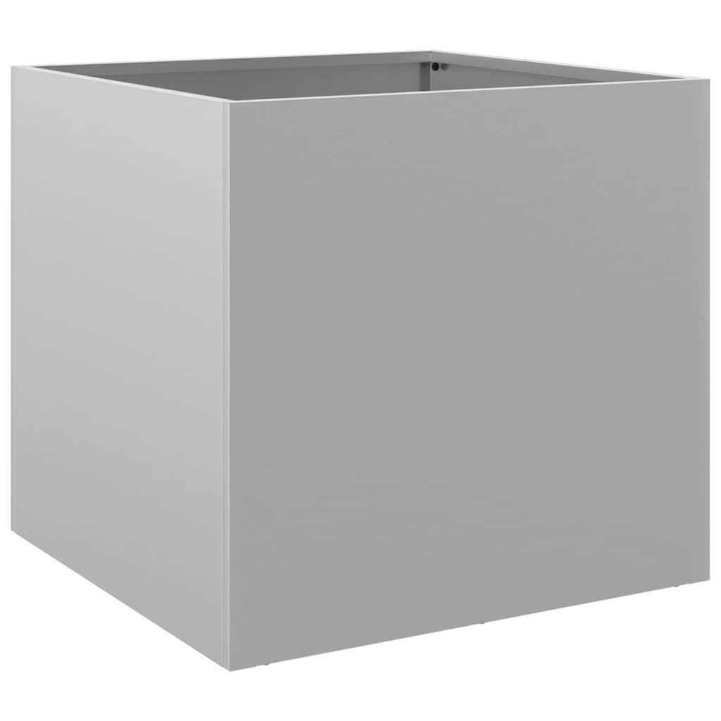 vidaXL Ζαρντινιέρες 2 τεμ. Ασημί 42 x 40 x 39 εκ. Γαλβανισμένο Χάλυβα