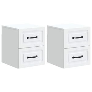 vidaXL &Tau;&omicron;ί&chi;&omicron;&upsilon; &Kappa;&rho;&epsilon;&mu;&alpha;&sigma;&tau;ό &Kappa;&omicron;&mu;&omicron;&delta;ί&nu;&omicron; 2 pcs &Lambda;&epsilon;&upsilon;&kappa;ό 34,5 x 33 x 40 &epsilon;&kappa;