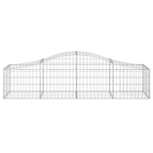 vidaXL Συρματοκιβώτια Τοξωτά 13 τεμ. 200x50x40/60 εκ. Γαλβαν. Ατσάλι