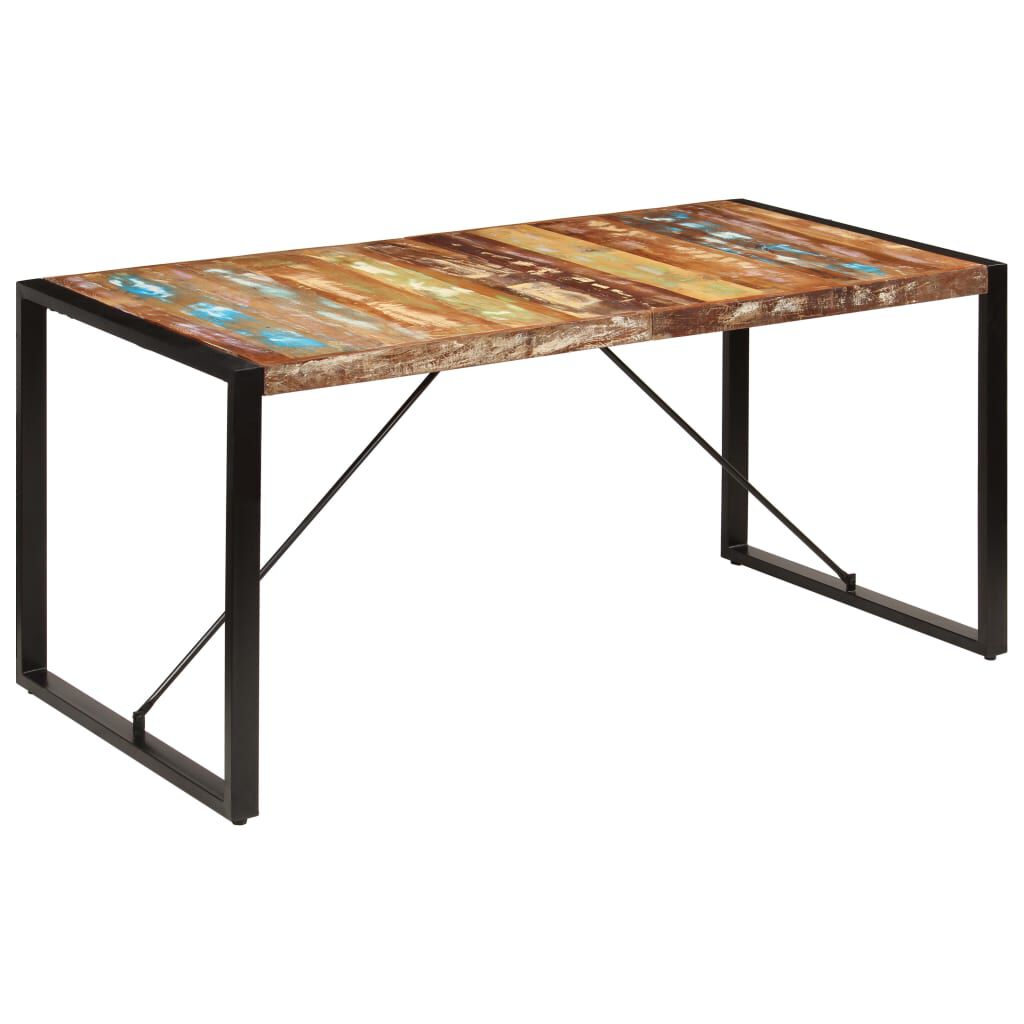 vidaXL Τραπεζαρία 160 x 80 x 75 εκ. από Μασίφ Ανακυκλωμένο Ξύλο