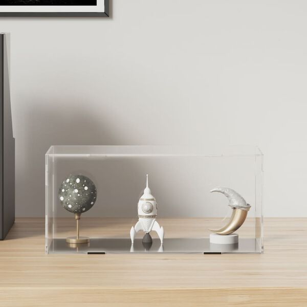 vidaXL Κουτί Βιτρίνας Διαφανές Ακρυλικό 24x12x11 εκ.