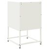 vidaXL Κομοδίνο Λευκό 36x39x60,5 εκ. από Χάλυβα