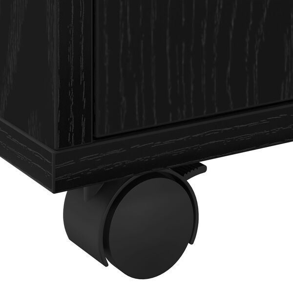 vidaXL Ρολλινγκ Καρνέ Μπλέ με Μαύρη Δρυς 60x48x81 εκ. Επεξεργασμένο Ξύλο