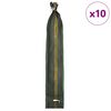 vidaXL &Sigma;&alpha;&kappa;&iota;ά &mu;&epsilon; ά&mu;&mu;&omicron; 10 pcs &Sigma;&kappa;&omicron;ύ&rho;&omicron; &Pi;&rho;ά&sigma;&iota;&nu;&omicron; 100 x 25 cm HDPE